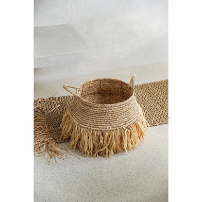The Raffia Deluxe Baskets - Natural - Medium