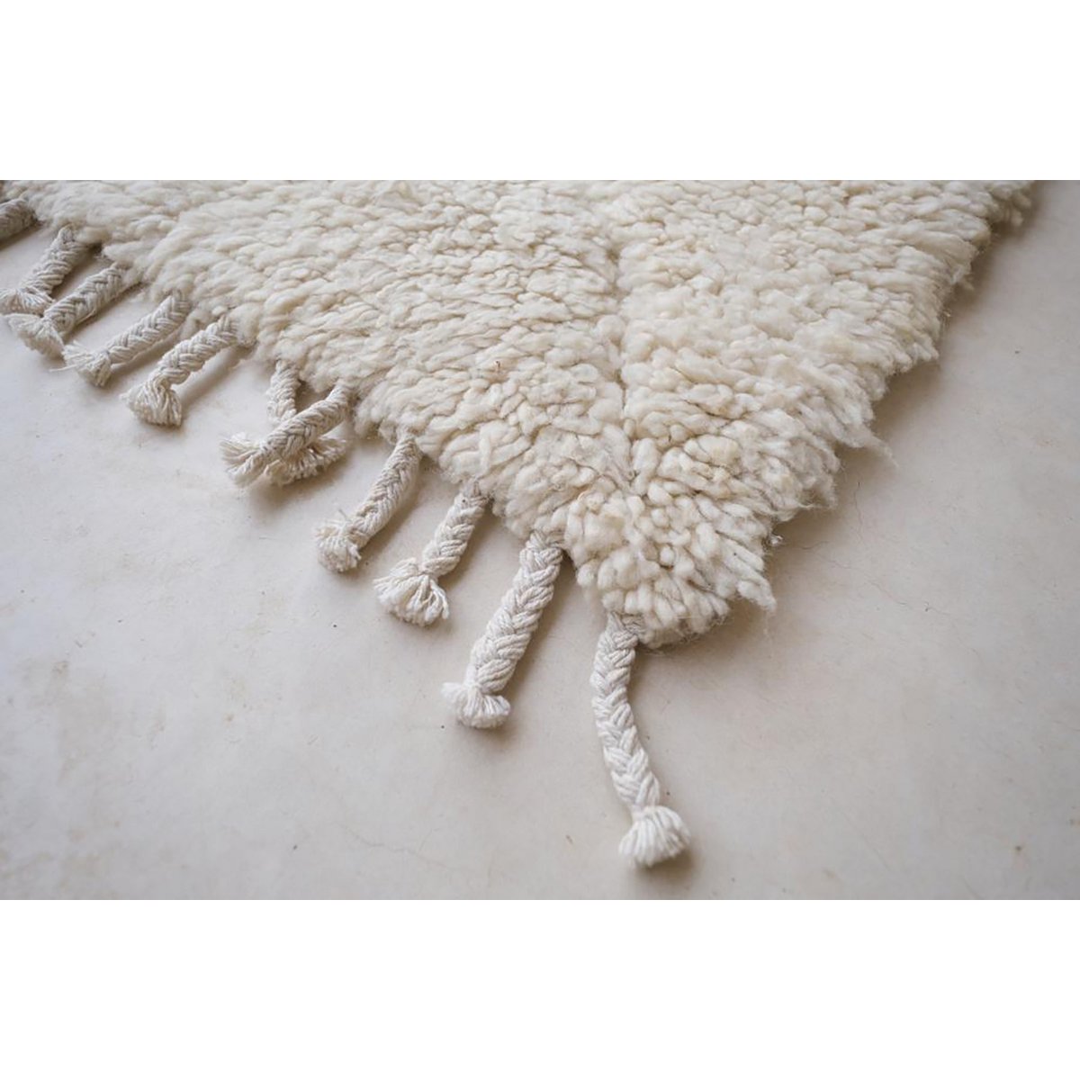 Pure wool Moroccan Berber rug 118 x 149 cm SOLD