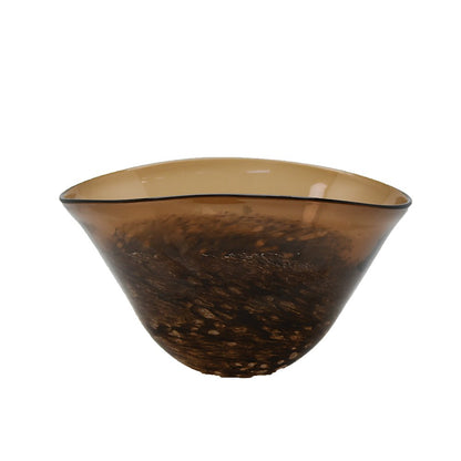 COUPE DECORATIVE MARRON 29X21X17CM