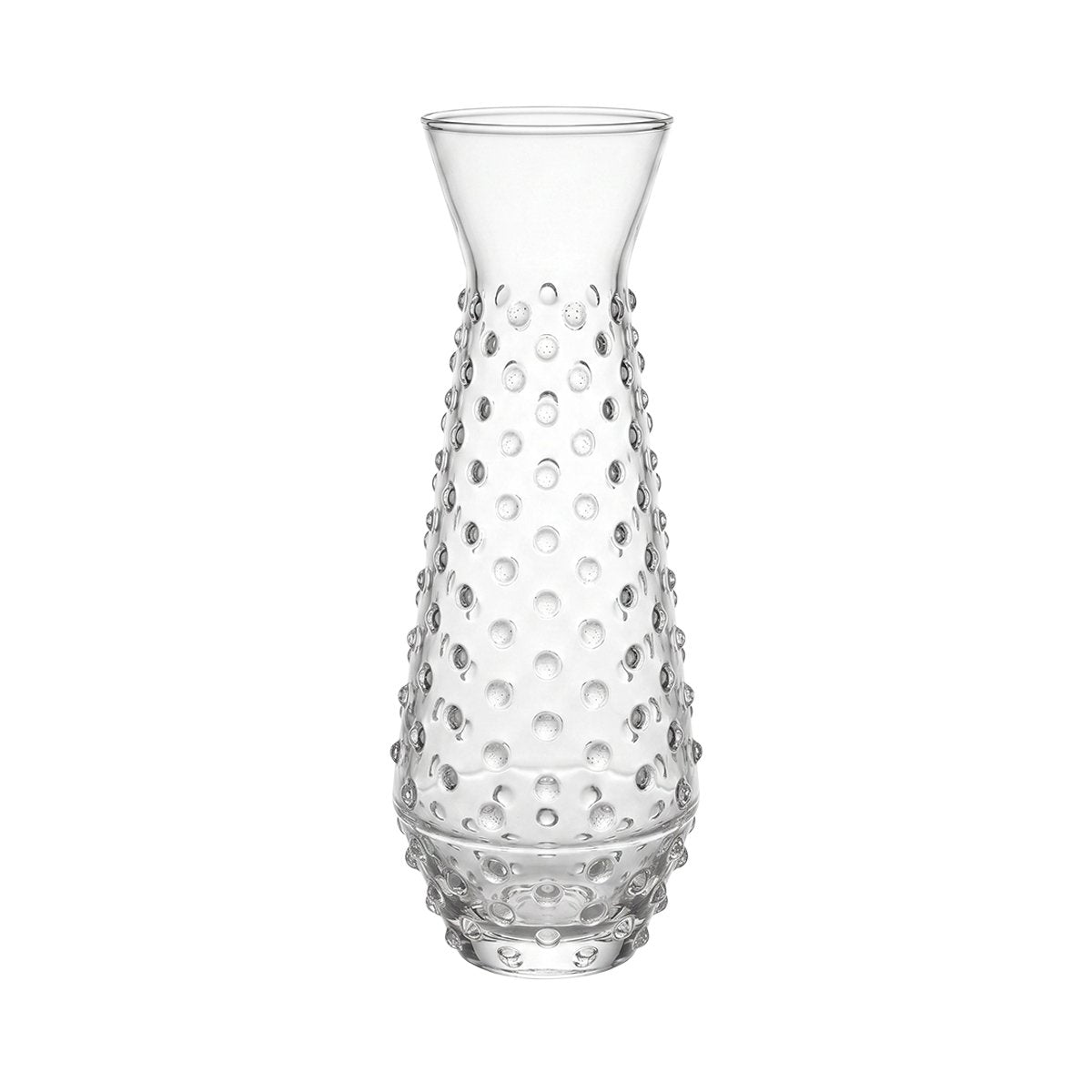 Transparent bubble glass pitcher 12x12x30cm