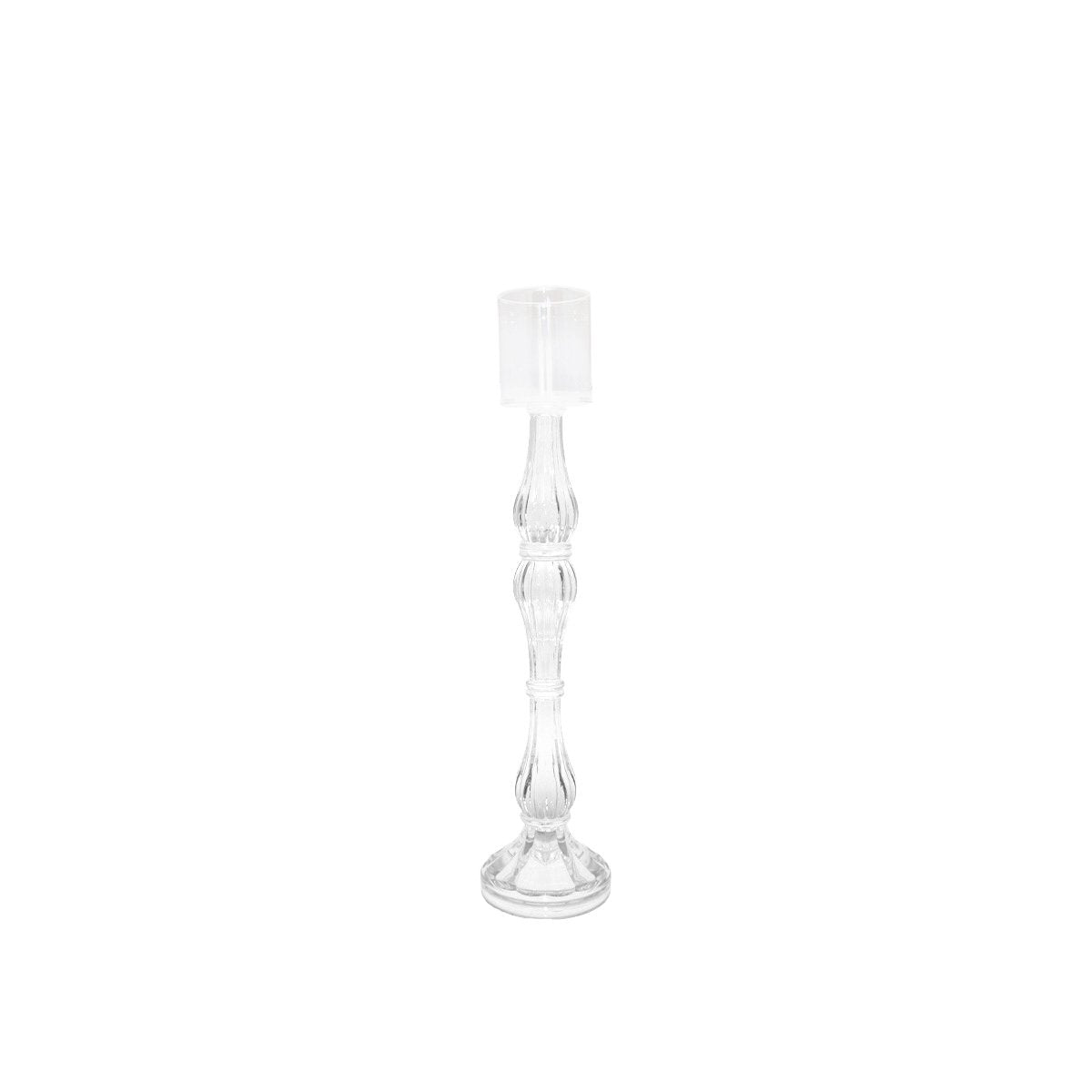 Transparent candlestier Large model H41CM