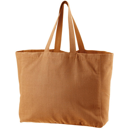 Recycled shopping bag Grace Caramel 35 x 40 x 15