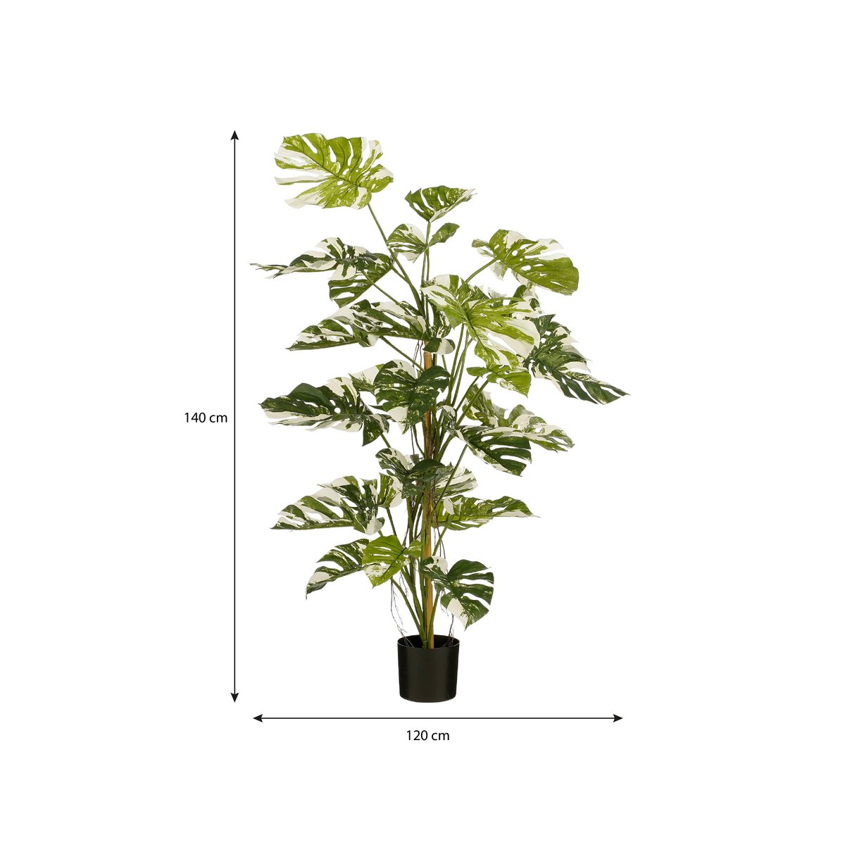 Artificial plant Monstera green