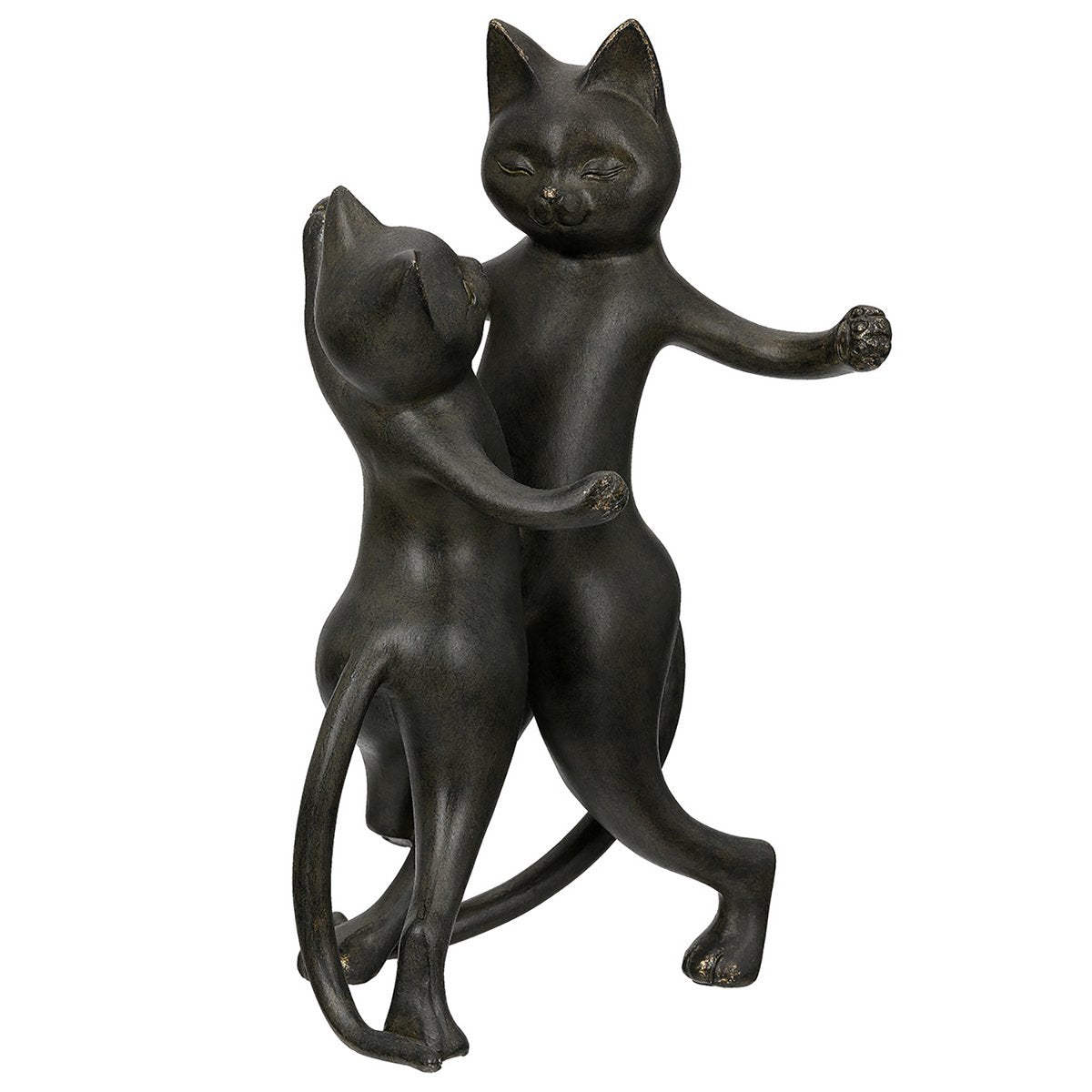 Figurine cat Gatto, black H.30.5 cm