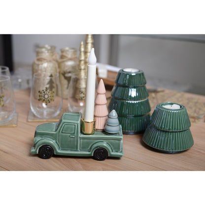 CHRISTMAS DECO CAR CANDLE HOLDER