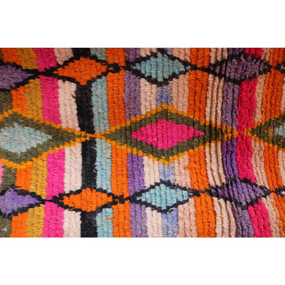 Pure wool Moroccan Berber hallway rug 73 x 390 cm