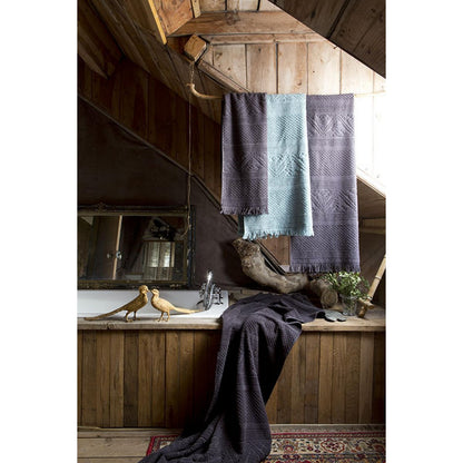 Zoe Carbon bath towel