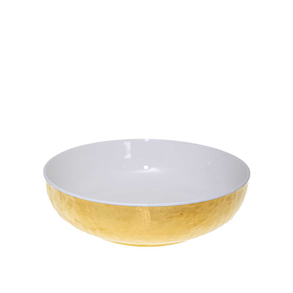 White and gold bowl 25cm