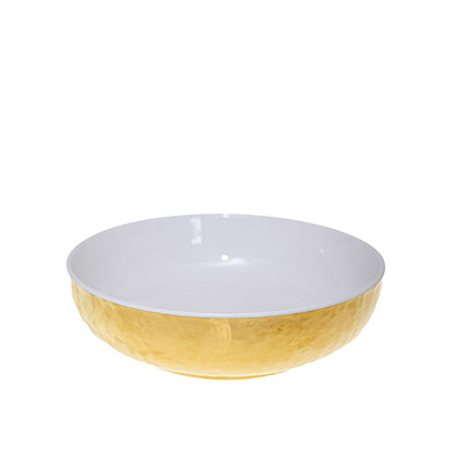 White and gold bowl 25cm