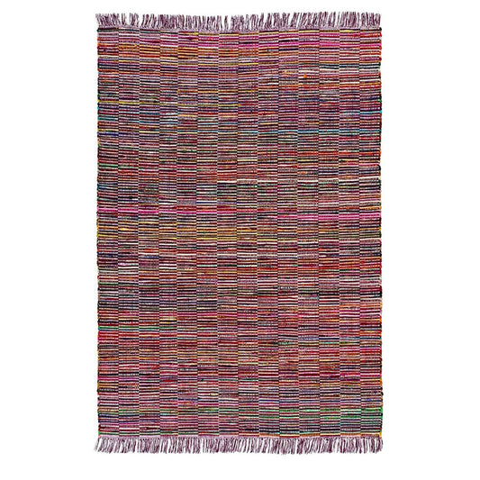 Bohemian rug in recycled material CHINDI