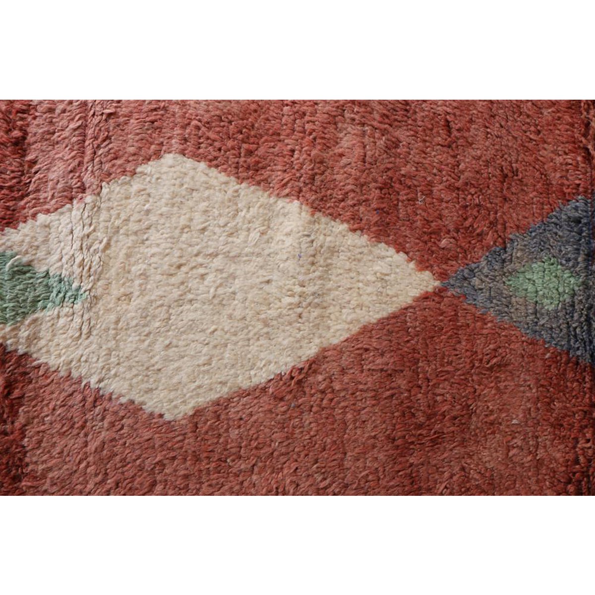 Pure wool Moroccan Berber hallway rug 82 x 489 cm