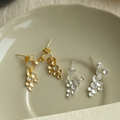 Flower Sky Two Piece Statement Earrings