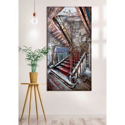 Metal picture "Mysterious Staircase"