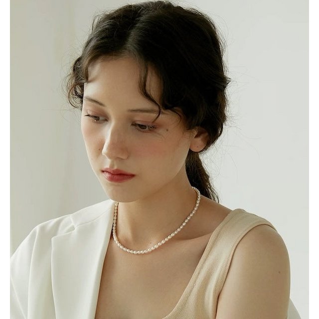 Timeless Pearl Beads Necklace with OT buckle