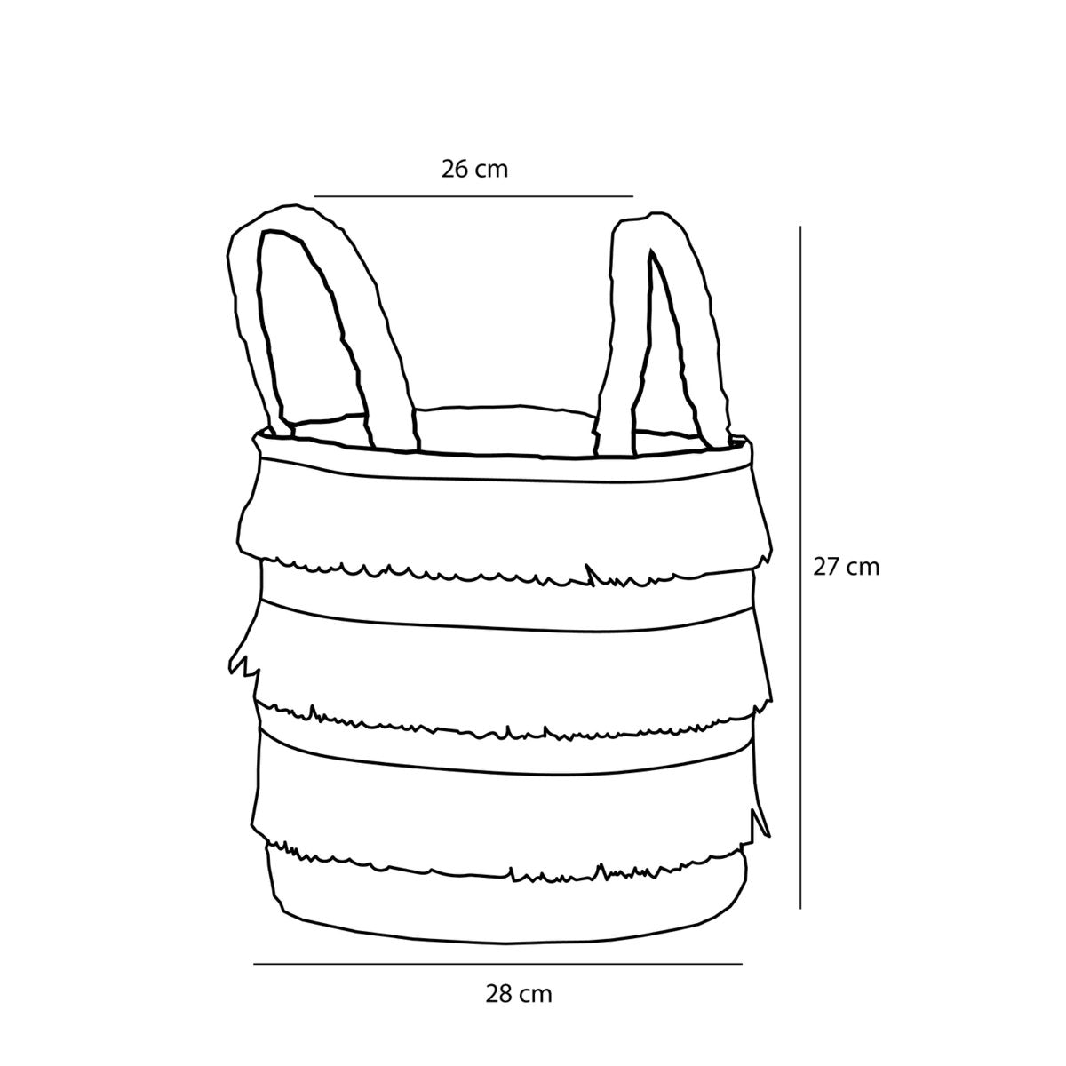 Storage basket set Brown