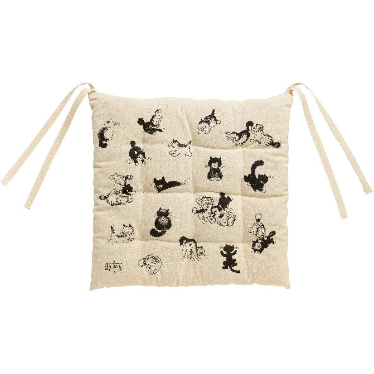 Dubout Beige 9-point chair cushion 40 x 40 x 3 cm