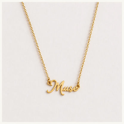 Delicate necklace 'Muse'
