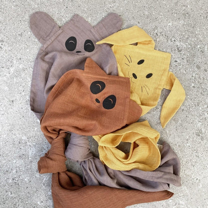 Bjørk hugging muslin cloth 2-pack Panda