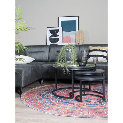 Rug Heris Red 01 Round ø200 cm