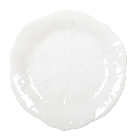 White flat plate in Melamine 27x27x2cm