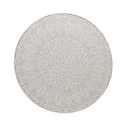 CROCHET round decorative rug