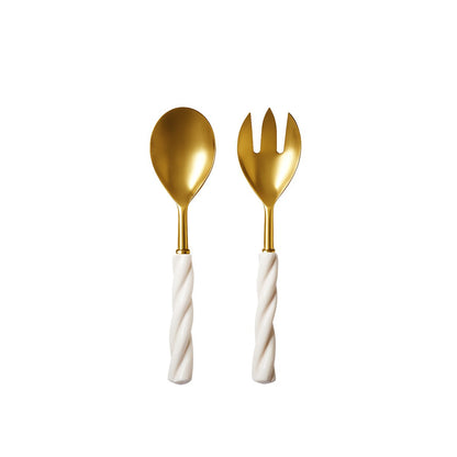 Torsade salad cutlery