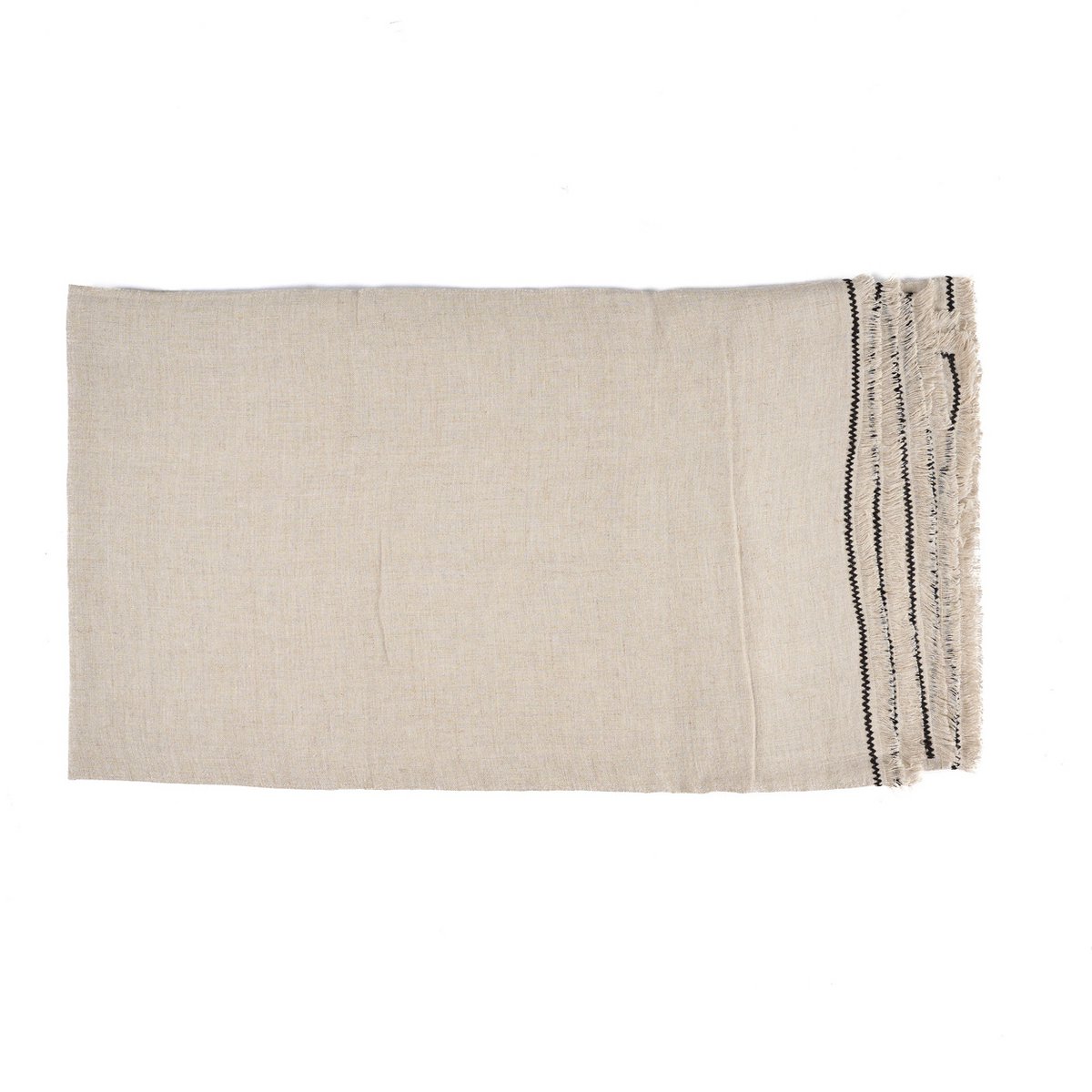 The Tuscany Tablecloth - Natural Black - 150x250