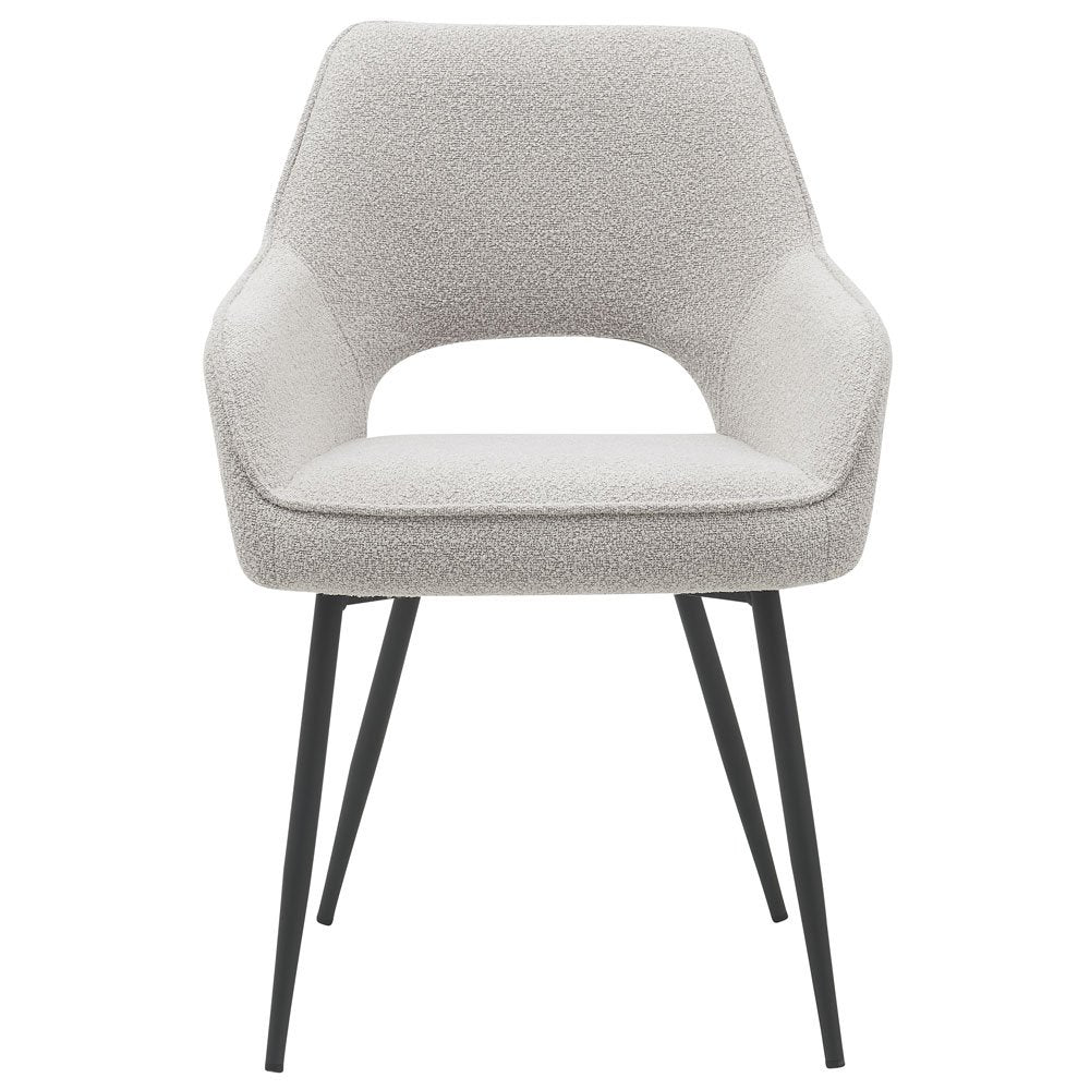 Dining room chair Gina – Bouclé – Natural