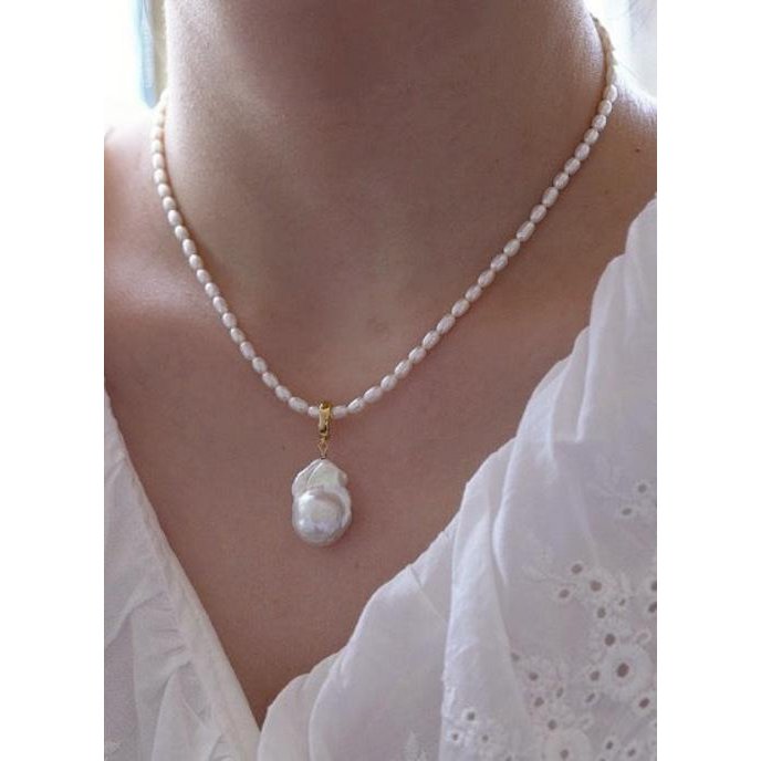 Baroque Pearl Pendant with Master Hook- Pendant Only