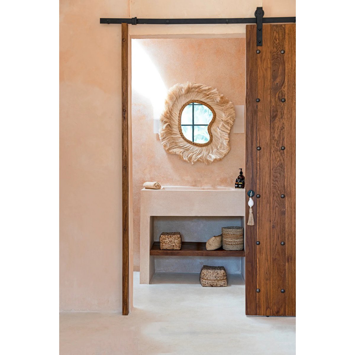 The La Principessa Mirror - Natural - L