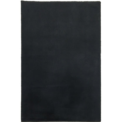 Fluffy Rug Black 80x300CM