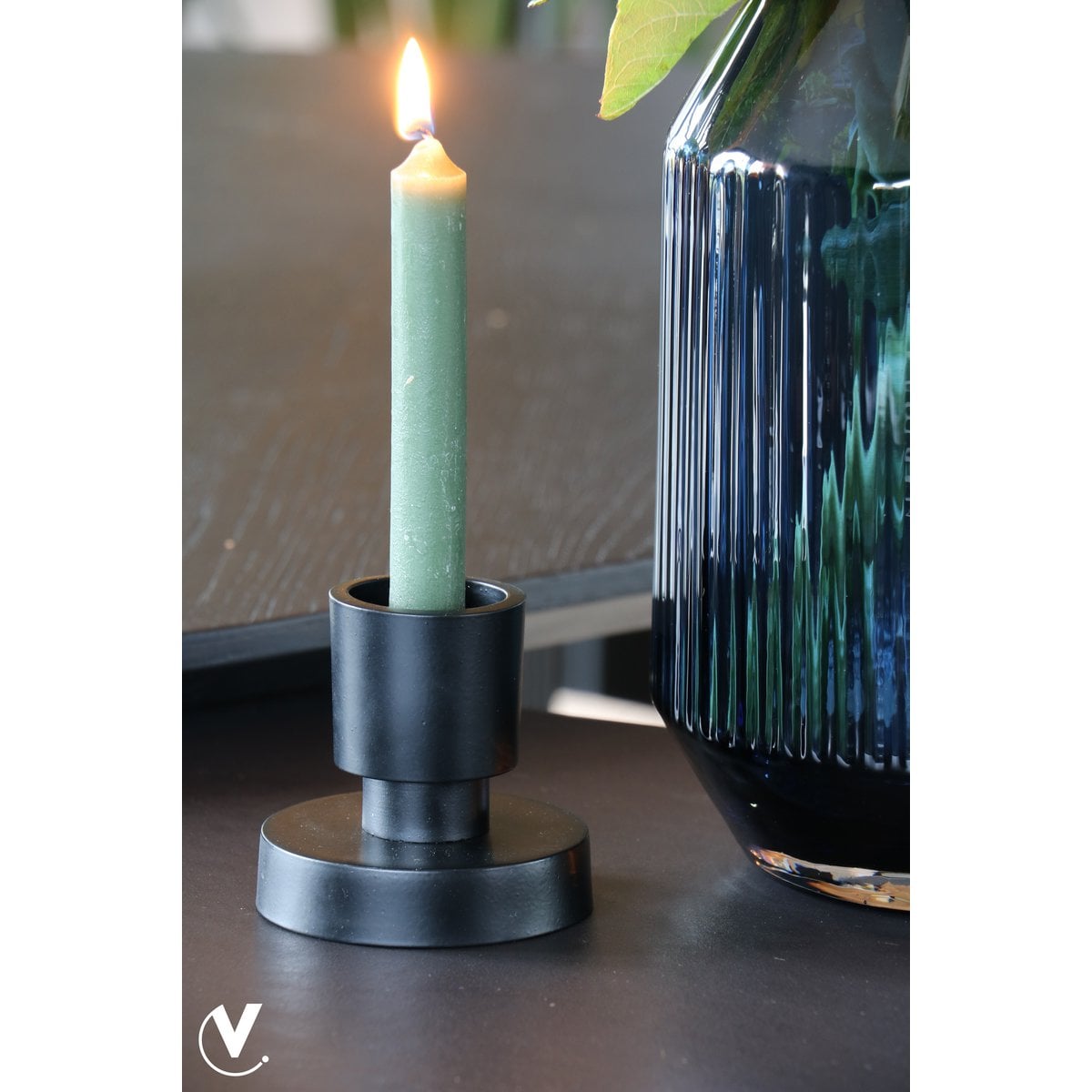 Candle holder - Piura Black