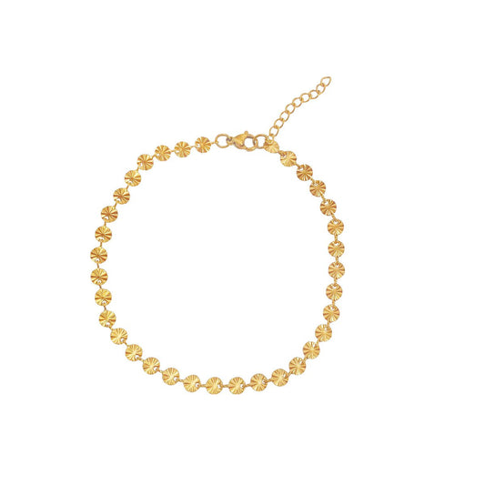 Stainless Steel Musthave Anklet - Gold