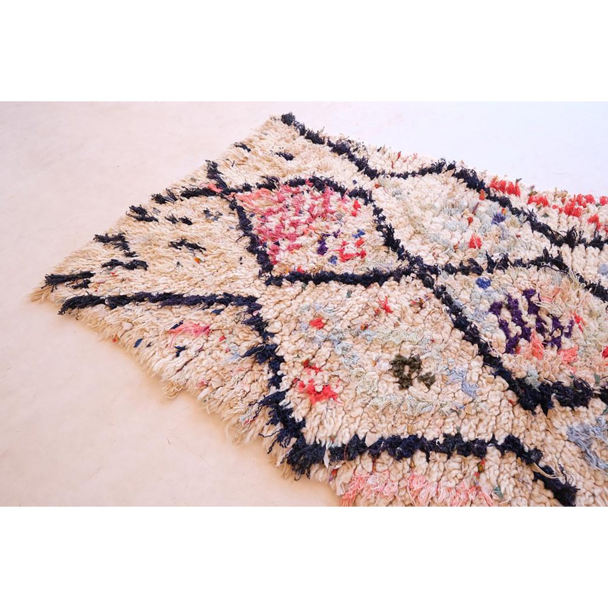 Pure wool Moroccan Berber rug 85 x 172 cm SOLD