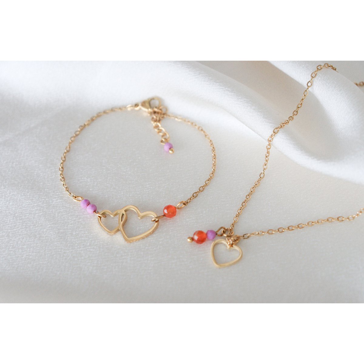 Loving and brave chain - Gold