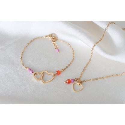 Loving and brave chain - Gold