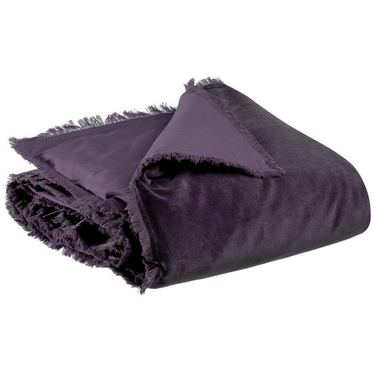 Eiderdown plain Fara Raisin 85 x 200