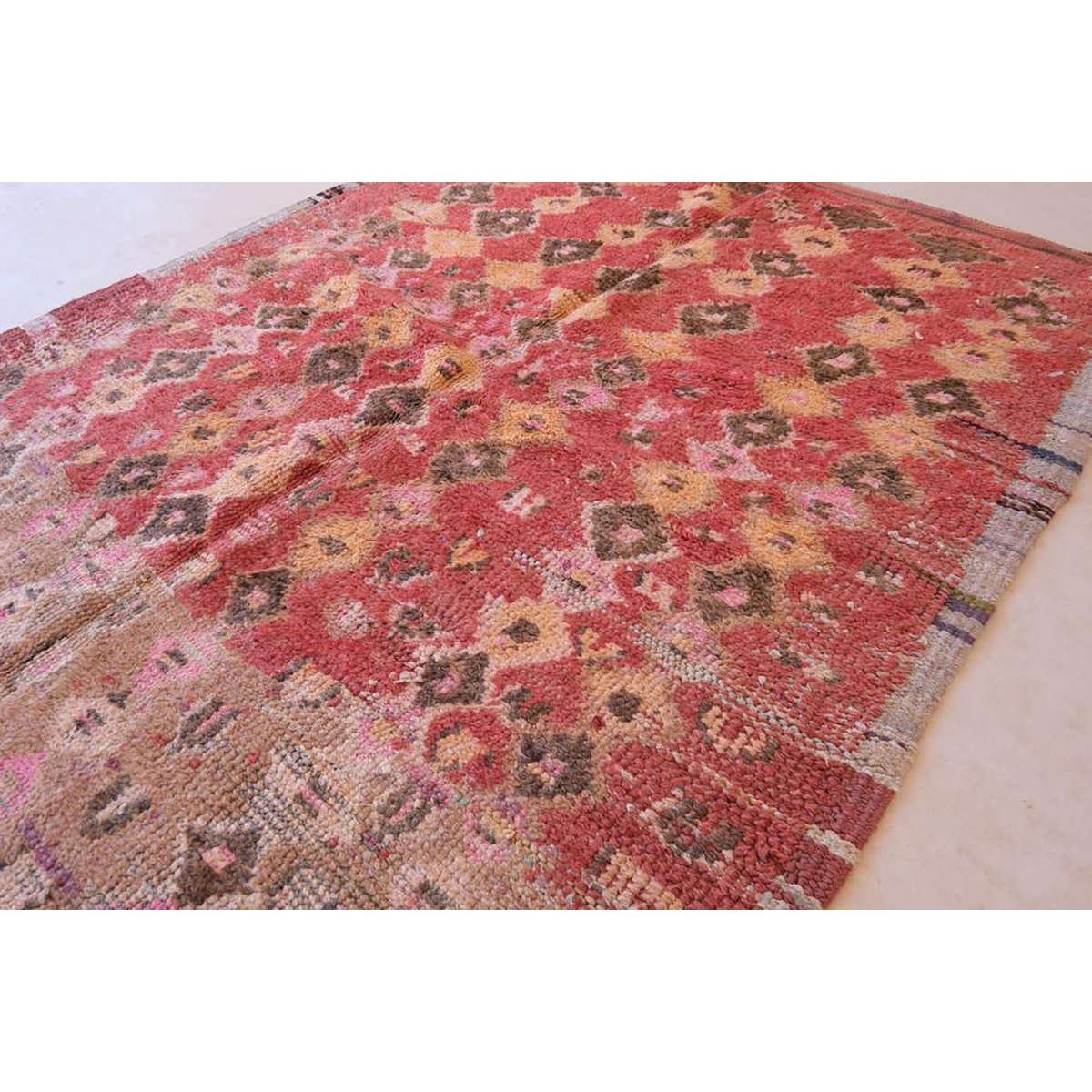 Pure wool Moroccan Berber rug 204 x 348 cm