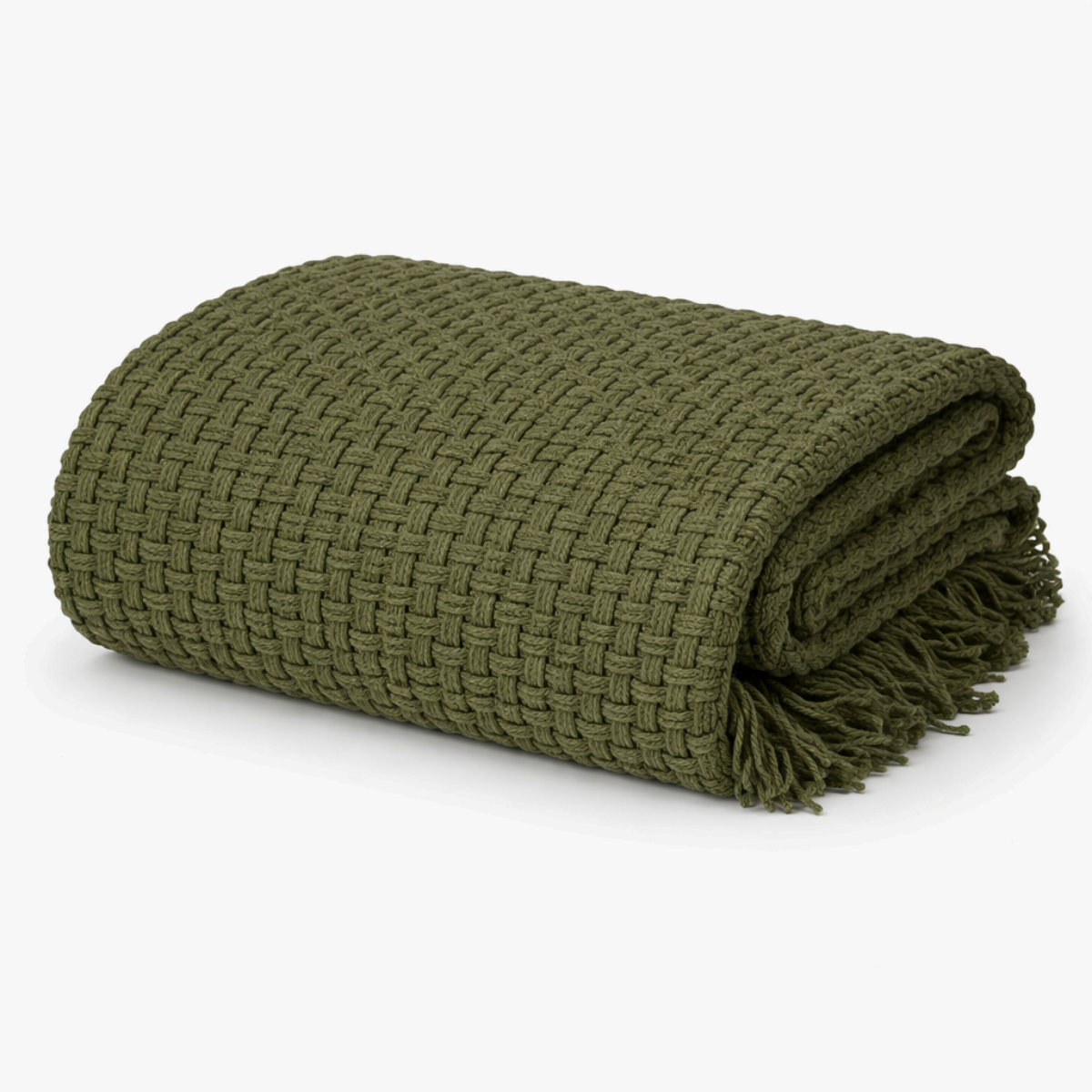 Plaid Cosenza Donkergroen