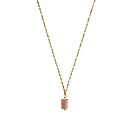 Sunstone Necklace - Gold