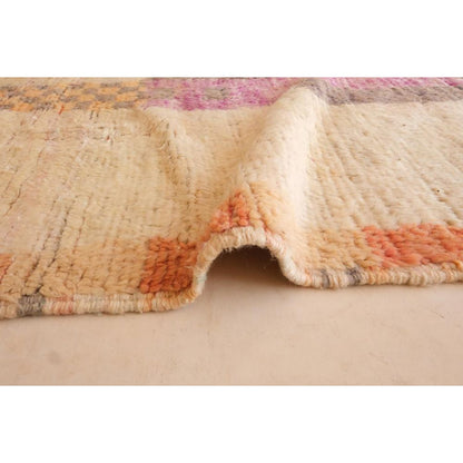 Pure wool Moroccan Berber rug 147 x 223 cm