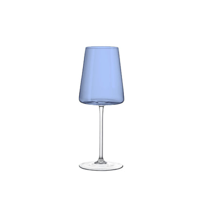 400ml 6 -colored wine glasses - Lot of 6
