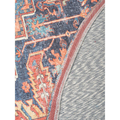 Rug Heris Red 01 Round ø200 cm