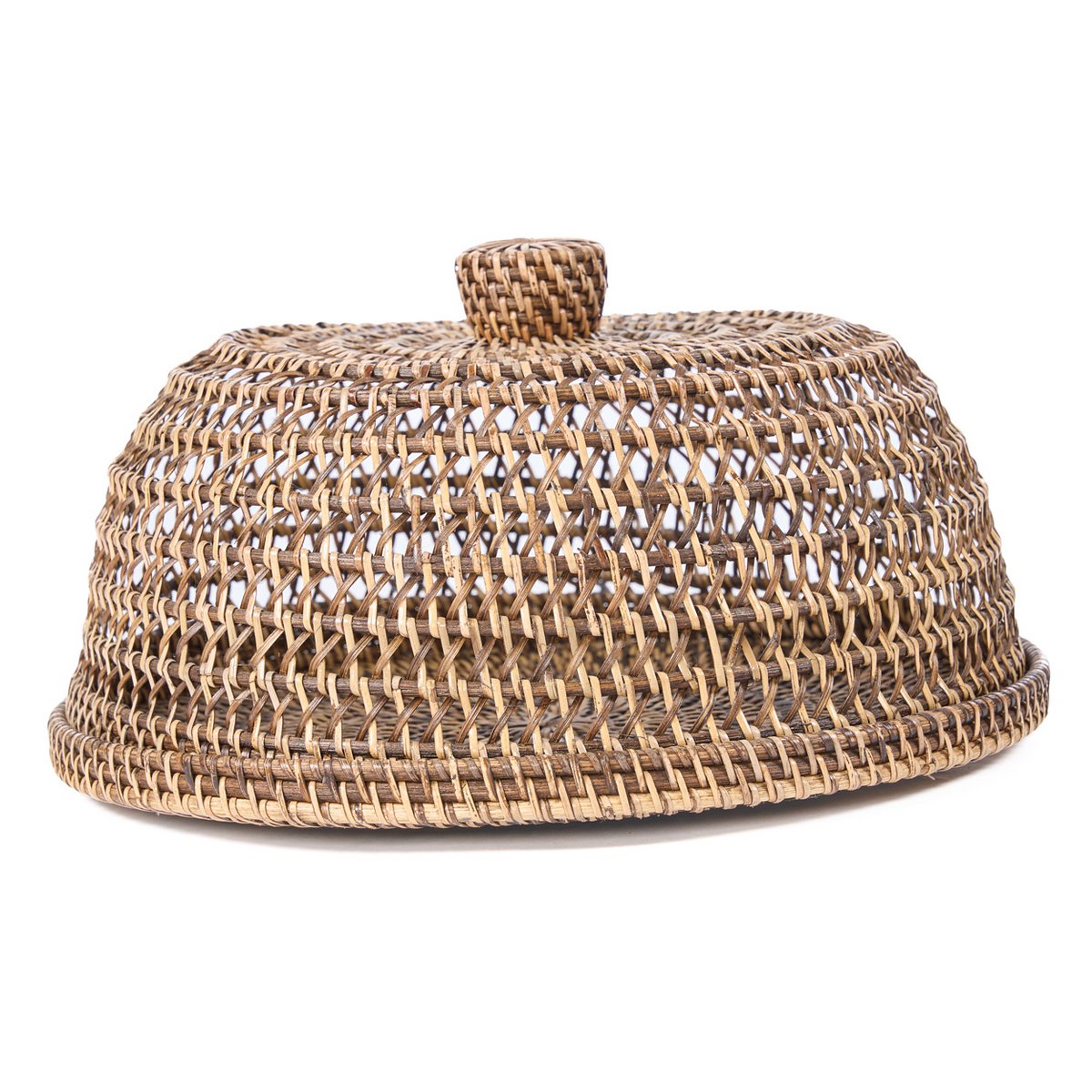 The Rattan Food Cover - Natural Brown - L