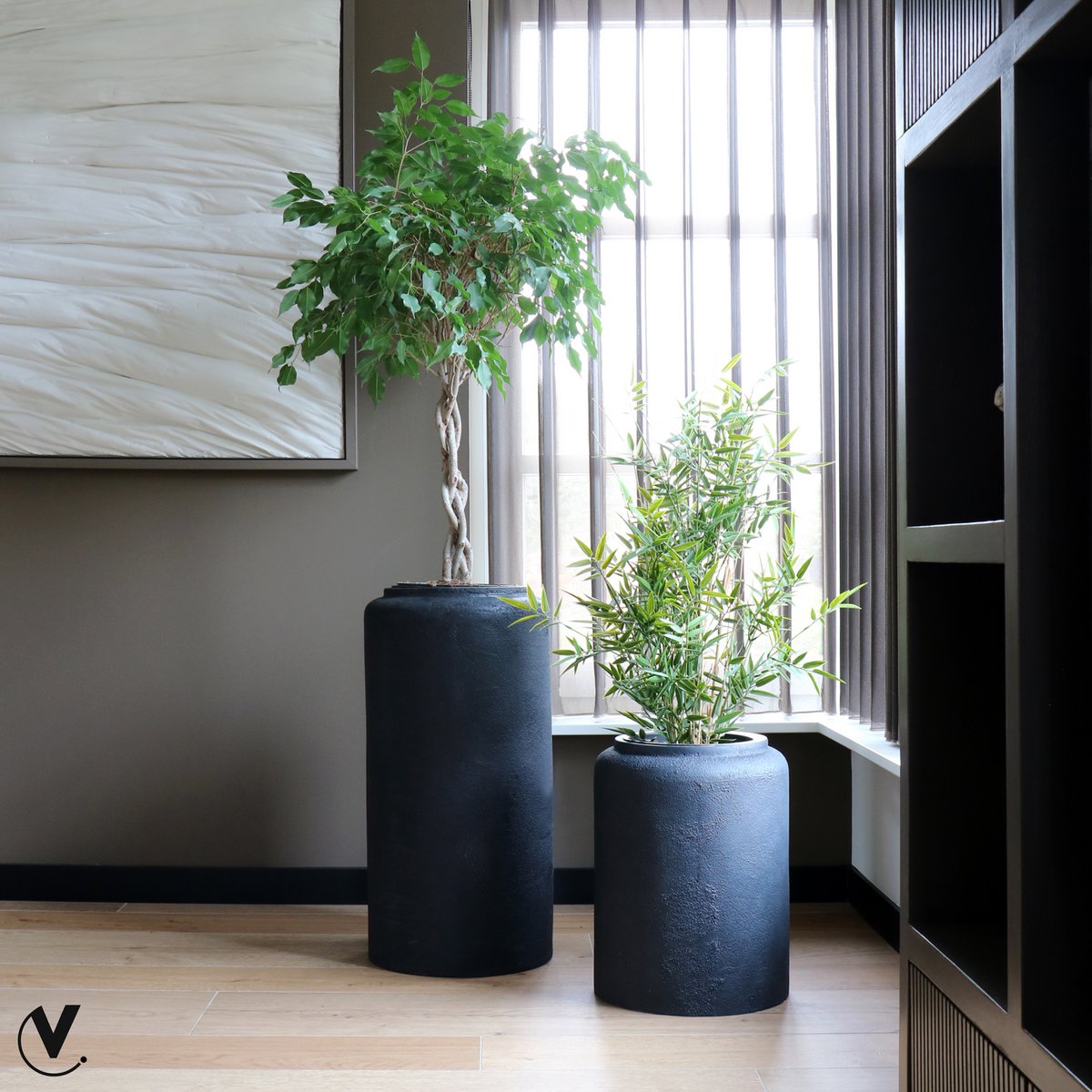 Plantenpot - Horsens rough black