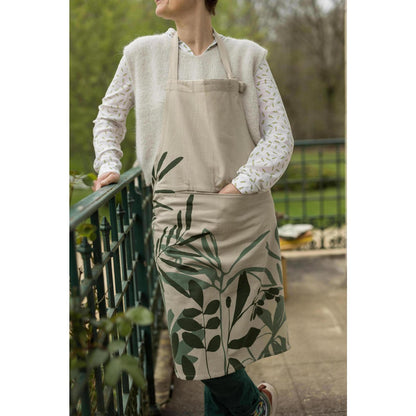 Majda kitchen apron with pocket Multico 72 x 85