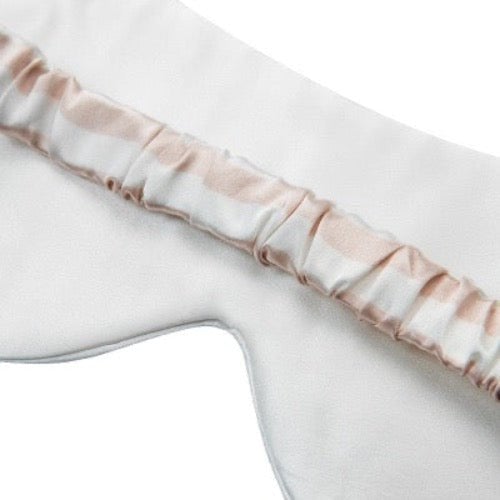 100% Silk Sleep Mask-Strips n Checkboard Patterns-Oversize