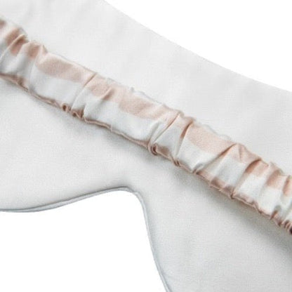 100% Silk Sleep Mask-Strips n Checkboard Patterns-Oversize