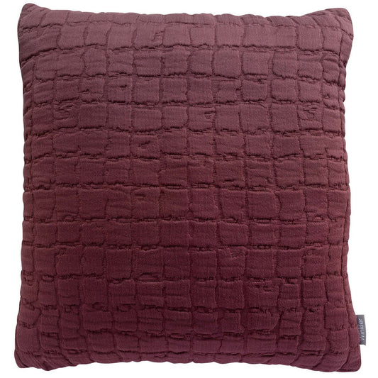 Cushion Stonewashed Swami Plum 45 X 45