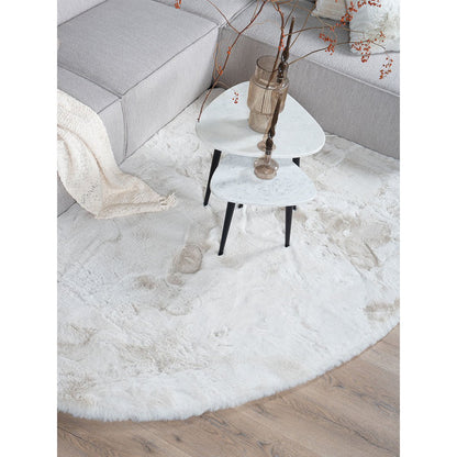 Rug Morbido Ivory 2810 - Pebble -shaped 160 x 230 cm
